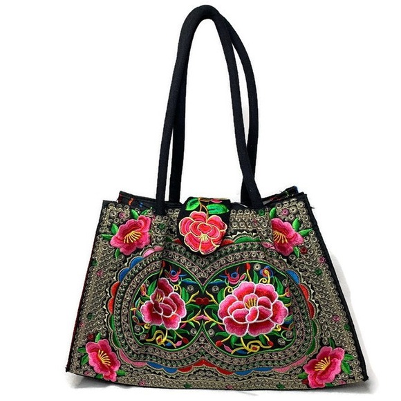 Bags Spanish Floral Embroidered Shoulder Bag Poshmark